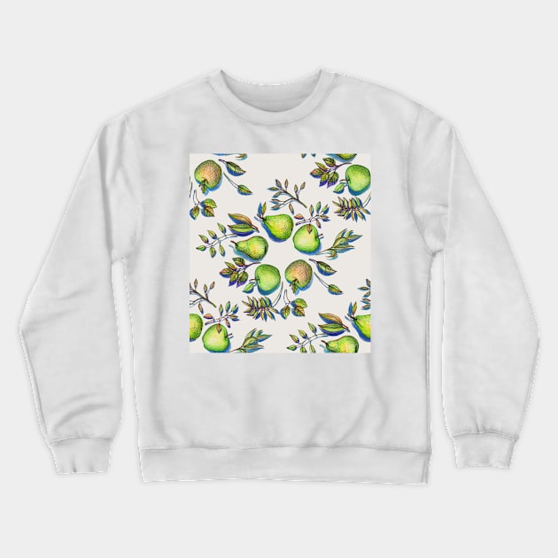 Summer's End - apples and pears Crewneck Sweatshirt by micklyn